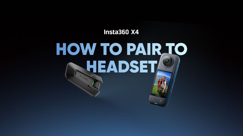 Сопряжение Insta360 X4 с Bluetooth-гарнитурами: прокатитесь, запишите и заново переживите
