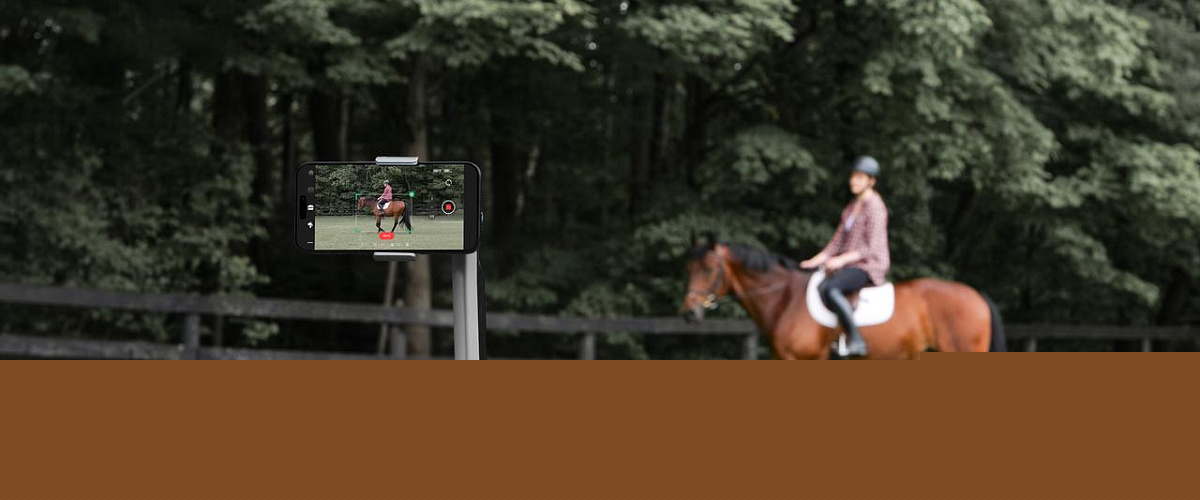 Конный спорт: съемка конных прогулок с помощью Insta360 Flow Pro
